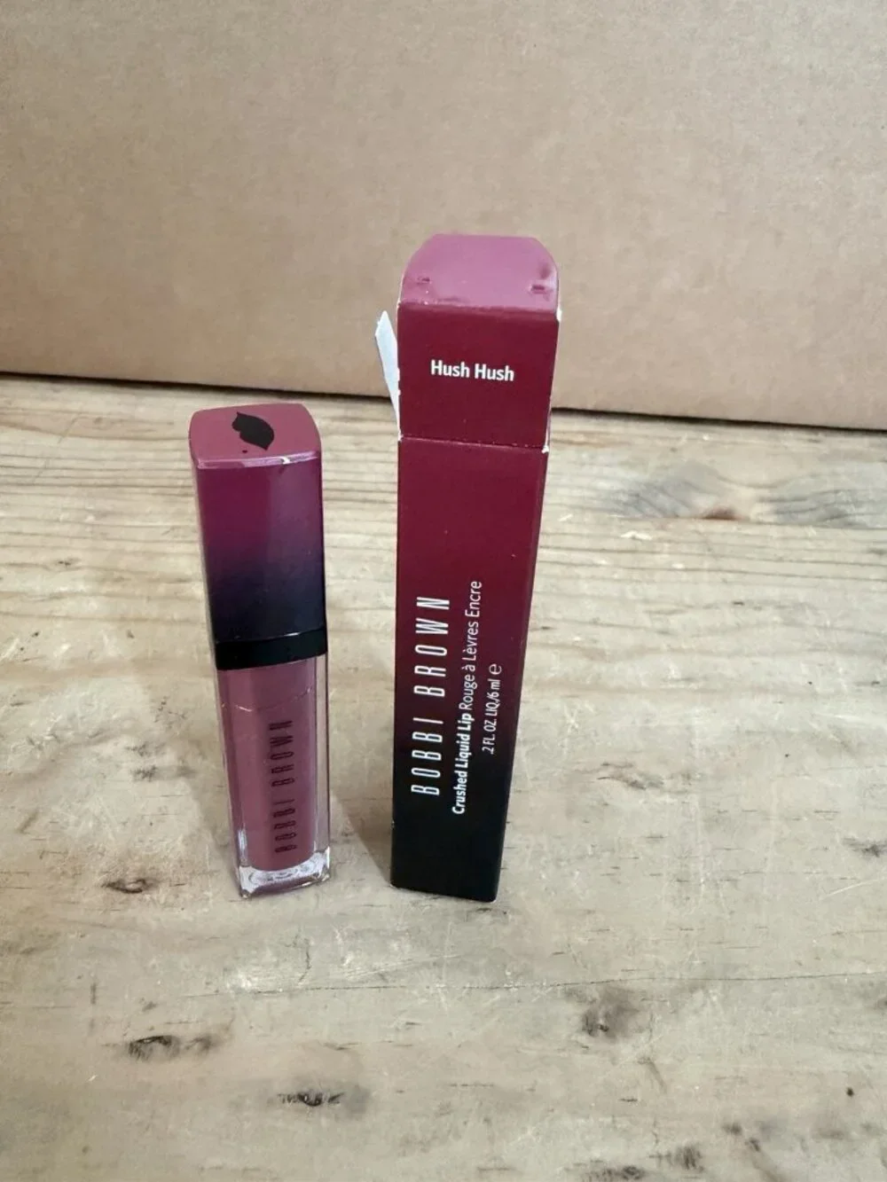 Bobbi Brown Crushed Liquid Lip Gloss, #Hush Hush, 6ml New With Box